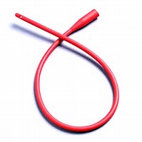 Red rubber catheters are more flexible than plastic catheters HCD health