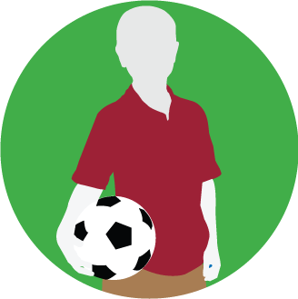 child with a soccer ball
