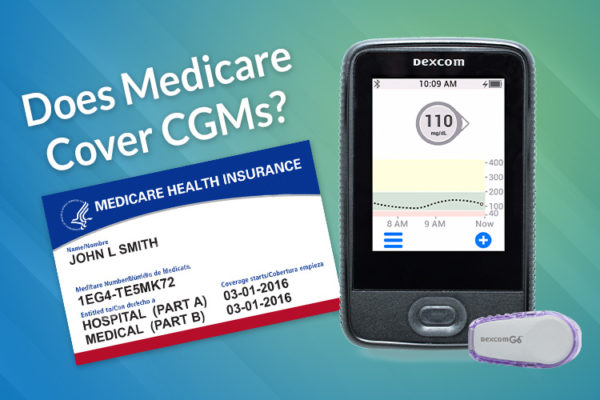 Medicare Card and a CGM device