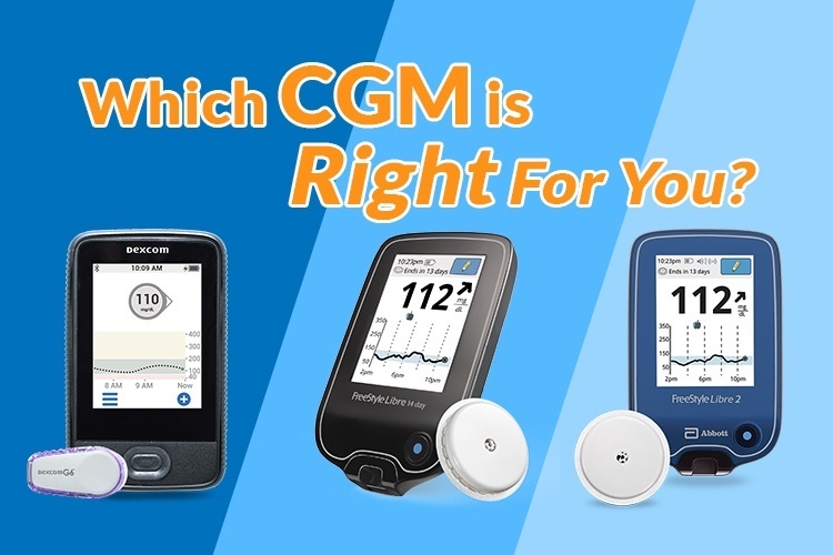 Different types of CGM Devices