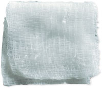 Non-impregnated gauze example