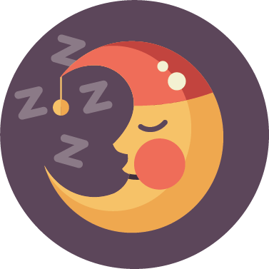 Get enough sleep icon
