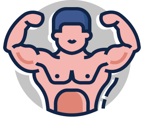 Icon of body builder