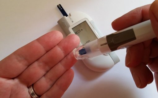 measuring glucose with a fingerstick