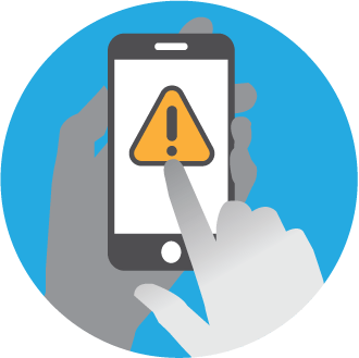 CGMs Alerts & Alarms A CGM Device Showing an Alert