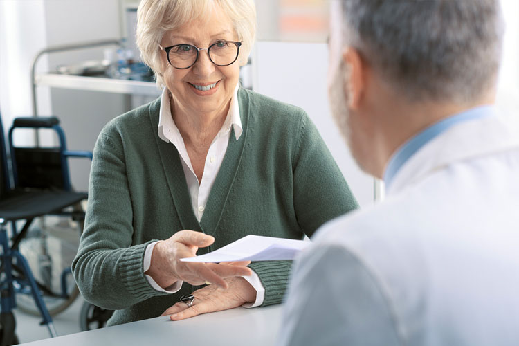 Senior Woman Visiting Her Doctor 