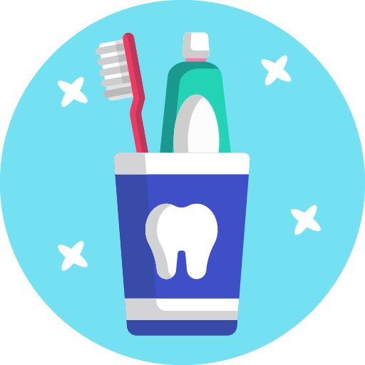 tooth brush and toothpast