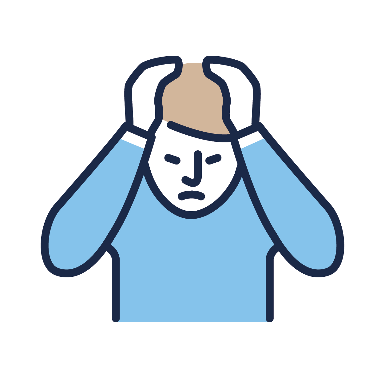 stressed-person stressed person