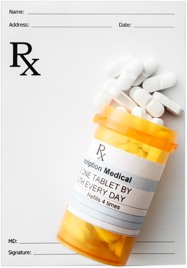 rx pad and prescription