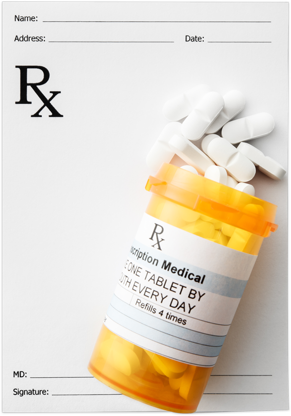 Respect your meds rx pad and prescription