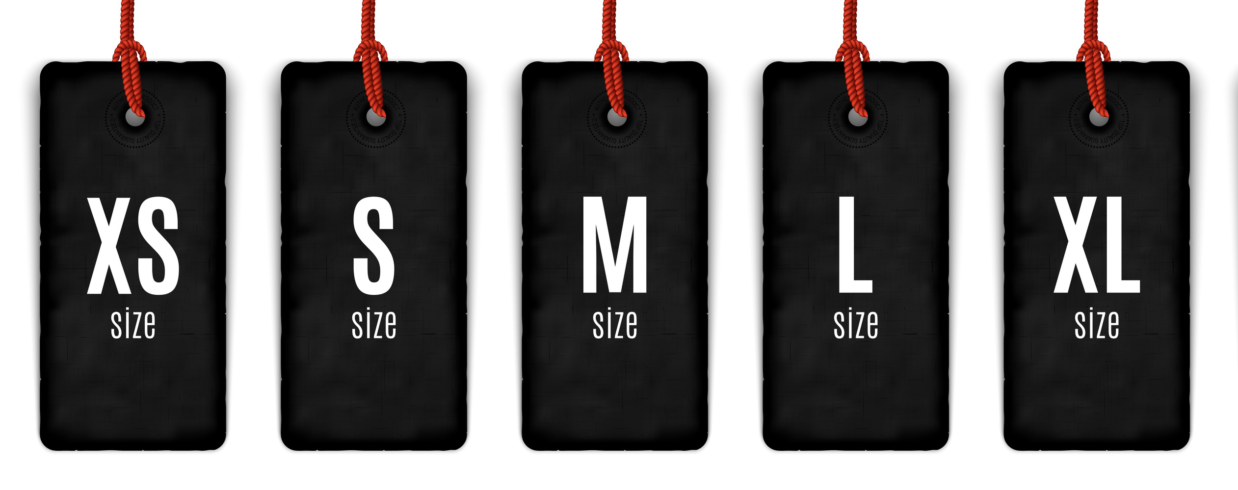 size tags