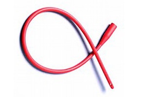 red rubber catheter